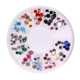 Maxbell 12Colors Assorted Flat Back Acrylic Crystal Embellishments DIY Scrapbooking