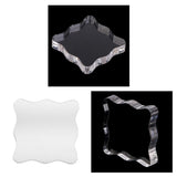Maxbell Transparent Scrapbook Clear Stamp Pad DIY Tool Acrylic Stamp Blocks 10x10cm