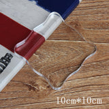 Maxbell Transparent Scrapbook Clear Stamp Pad DIY Tool Acrylic Stamp Blocks 10x10cm