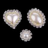 Maxbell 10 Pieces Mixed Diamante Crystal Rhinestone Buttons Embellishments Flatbacks Appliques (Love Heart / Round / Oval) for Decor Wedding Invitation Phone Case Craft Bag Shoes Hair Accessories - Aladdin Shoppers