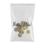 Maxbell 20 Pieces Alloy Round Made for You Charms Pendants for Jewelry Making 20mm