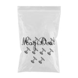 Max 10 Pieces DIY Cufflink Findings Cuff Link Blank Back Plate Pad Base black