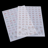 Maxbell 4 Sheets Funny Transparent Stickers Scrapbooking Diary Decoration DIY Album