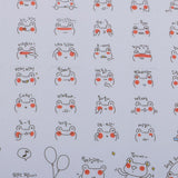 Maxbell 4 Sheets Funny Transparent Stickers Scrapbooking Diary Decoration DIY Album
