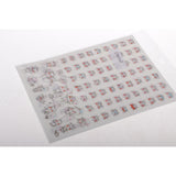 Maxbell 4 Sheets Funny Transparent Stickers Scrapbooking Diary Decoration DIY Album