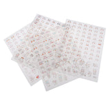 Maxbell 4 Sheets Funny Transparent Stickers Scrapbooking Diary Decoration DIY Album