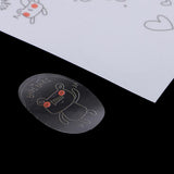 Maxbell 4 Sheets Funny Transparent Stickers Scrapbooking Diary Decoration DIY Album