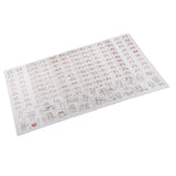 Maxbell 4 Sheets Funny Transparent Stickers Scrapbooking Diary Decoration DIY Album