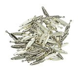 Maxbell 10 Pieces Small Feather Charms Craft Supplies Tibetan Silver Pendants Beads Charms Pendants for Crafting, Jewelry Findings Making Accessory For DIY Necklace Bracelet Dream Catchers - Aladdin Shoppers