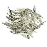 Maxbell 10 Pieces Small Feather Charms Craft Supplies Tibetan Silver Pendants Beads Charms Pendants for Crafting, Jewelry Findings Making Accessory For DIY Necklace Bracelet Dream Catchers - Aladdin Shoppers