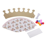 Maxbell DIY Paper Crowns Set Kids Children Birthday Party Hats Fun Game Decorations