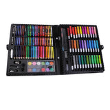 Maxbell 150 Pieces Art Set Childrens/Kids Colouring Drawing Painting Arts & Crafts Case Water Color Pen Colored Pencils Crayon Oil Pastel Paint Brush Drawing Tool Art School Stationery set - Aladdin Shoppers