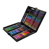 Maxbell 150 Pieces Art Set Childrens/Kids Colouring Drawing Painting Arts & Crafts Case Water Color Pen Colored Pencils Crayon Oil Pastel Paint Brush Drawing Tool Art School Stationery set - Aladdin Shoppers