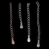 Max 2 Pieces Sterling Silver Bracelet Anklet Chain Jewelry Making Sliver 5cm