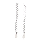 Max 2 Pieces Sterling Silver Bracelet Anklet Chain Jewelry Making Sliver 5cm