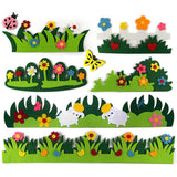 Maxbell 20 Pieces Bubble Smile Flower Wall Decoration Foam Flower Stickers 7 cm