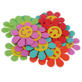 Maxbell 20 Pieces Bubble Smile Flower Wall Decoration Foam Flower Stickers 7 cm