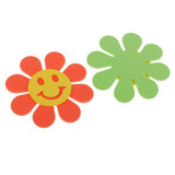 Maxbell 20 Pieces Bubble Smile Flower Wall Decoration Foam Flower Stickers 7 cm