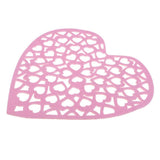 Maxbell DIY Heart Shape Non-woven Foam Hanging Wall Decor for Home Kindergarten Pink