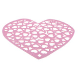 Maxbell DIY Heart Shape Non-woven Foam Hanging Wall Decor for Home Kindergarten Pink