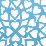 Maxbell DIY Heart Shape Non-woven Foam Hanging Wall Decor for Home Kindergarten Blue