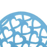 Maxbell DIY Heart Shape Non-woven Foam Hanging Wall Decor for Home Kindergarten Blue