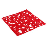 Maxbell 33mm Square Wall Hangings Decoration Foam Crafts Home Classroom Decor Red