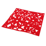 Maxbell 33mm Square Wall Hangings Decoration Foam Crafts Home Classroom Decor Red