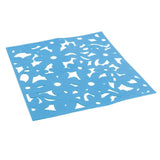 Maxbell 33mm Square Wall Hangings Decoration Foam Crafts Home Classroom Decor Blue