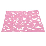 Maxbell 33mm Square Wall Hangings Decoration Foam Crafts Home Classroom Decor Pink
