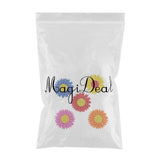 Maxbell 10 Pieces 3D Colorful Foam Sunflower Handcraft Educational Sticker Decals