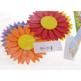 Maxbell 10 Pieces 3D Colorful Foam Sunflower Handcraft Educational Sticker Decals
