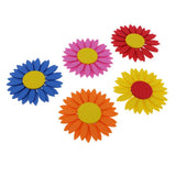 Maxbell 10 Pieces 3D Colorful Foam Sunflower Handcraft Educational Sticker Decals