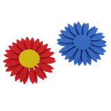 Maxbell 10 Pieces 3D Colorful Foam Sunflower Handcraft Educational Sticker Decals