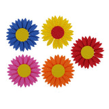 Maxbell 10 Pieces 3D Colorful Foam Sunflower Handcraft Educational Sticker Decals