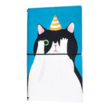 Maxbell PU Leather Cover Travel Notebook Travel Journal Diary Note Book Cat