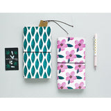 Maxbell PU Leather Cover Travel Notebook Travel Journal Diary Note Book Leaves