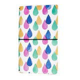 Maxbell PU Leather Cover Travel Notebook Travel Journal Diary Note Book Water drop