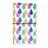 Maxbell PU Leather Cover Travel Notebook Travel Journal Diary Note Book Water drop