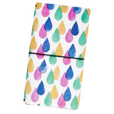 Maxbell PU Leather Cover Travel Notebook Travel Journal Diary Note Book Water drop