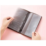 Maxbell PU Leather Cover Travel Notebook Travel Journal Diary Note Book Flower