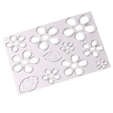 Metal Cutting Dies Flowers Stencils DIY Scrapbooking Die Cuts Album Paper Cards Decor Crafts Embossing Templates Handmade Gifts Home Decorations fit for Paper, Cardstock, Chipboard, Specialty Paper - Aladdin Shoppers