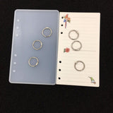 Maxbell DIY Notebook Silicone Molds ,Paper Core ,Crossed Buckle for Making Craft A5