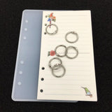 Maxbell DIY Notebook Silicone Molds ,Paper Core ,Crossed Buckle for Making Craft A5