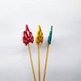 Max 6 Pieces Felt Crown Shape Cake Toppers Birthday Party Cake Picks Gold