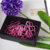 Maxbell 10 Pieces Pink Sakura Shape Paper Clips Metal Bookmarks Office Stationery