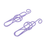 Maxbell 20 Pieces Mixed Music Symbols Paper Clips Metal Bookmarks Office Stationery