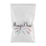 Maxbell 20 Pieces Mixed Music Symbols Paper Clips Metal Bookmarks Office Stationery