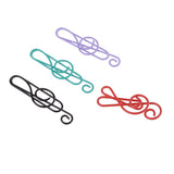 Maxbell 20 Pieces Mixed Music Symbols Paper Clips Metal Bookmarks Office Stationery