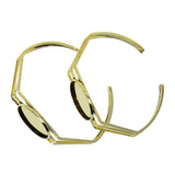 Maxbell 2 Pieces 25mm Bangle Base Bracelet Blanks Findings Tray Setting retro bronze